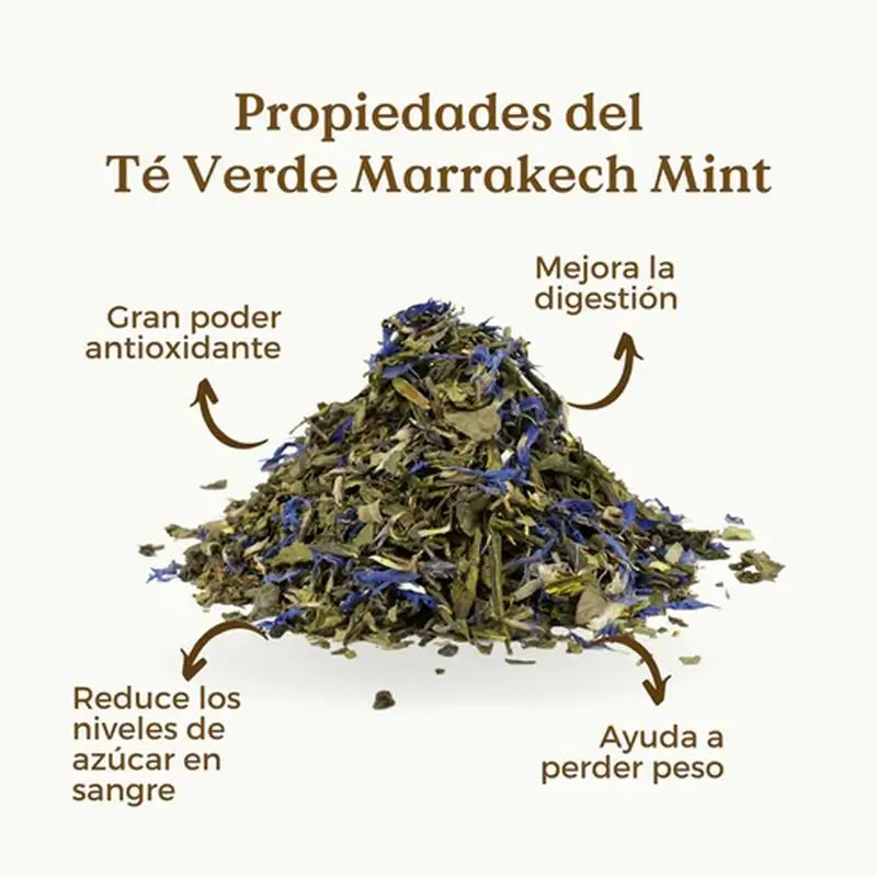 Replantea Green Tea Marrakech Mint Organic, 90g