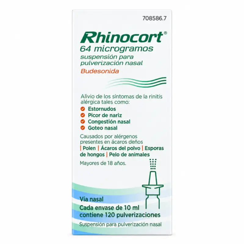 Rhinocort 64 Microg Nasal Spray Suspension, 120 Sprays