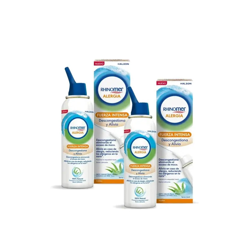 Rhinomer Allergy Nasal Spray, 100 ml, pack of 2