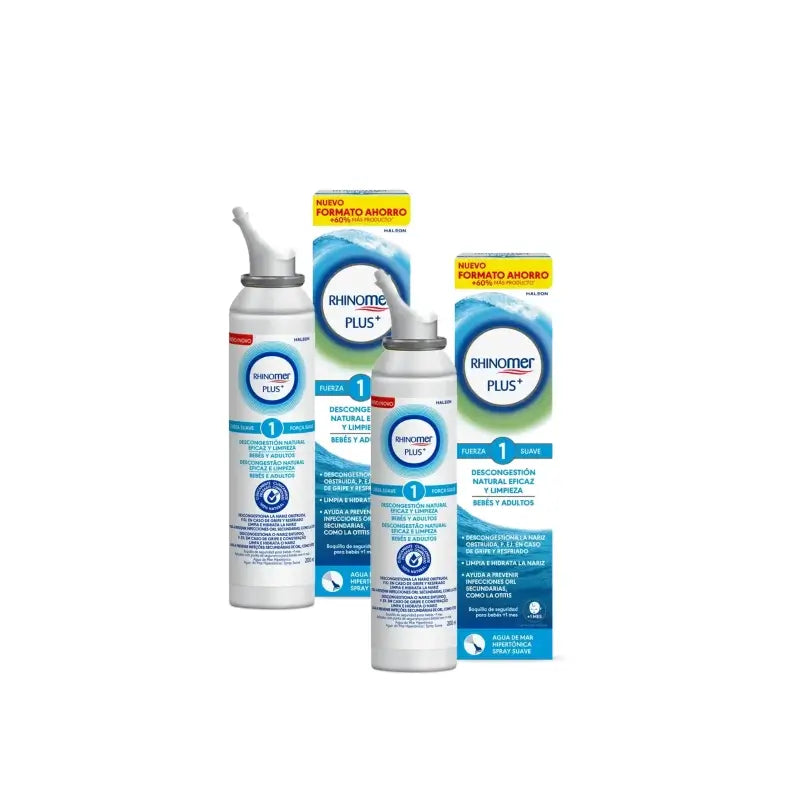 Rhinomer Plus+ F1 for Babies and Adults, 200 ml, pack of 2