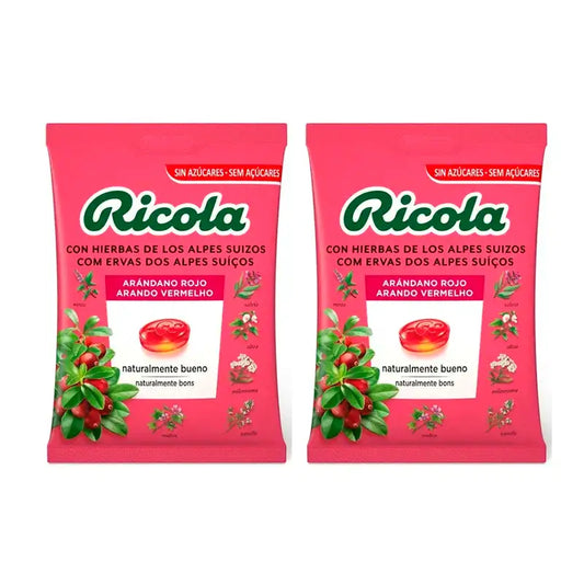 Ricola Blueberry Saz Bag , Pack 2 x 70 grams