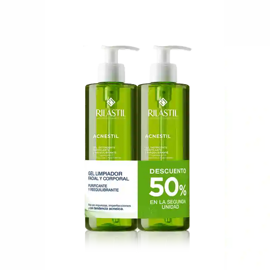 Rilastil Acnestil Prm Acnestil Gel 2nd Unit 50% , 2X400 Ml