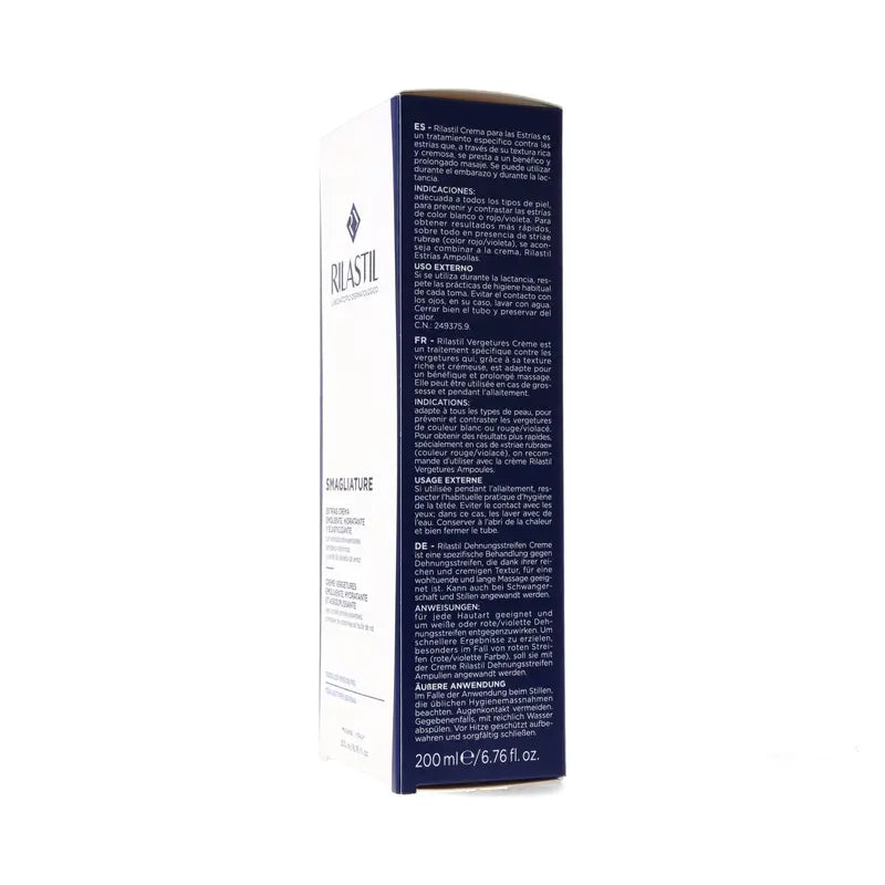 Rilastil Smagliature Anti-Stretch Marks Cream 200 ml