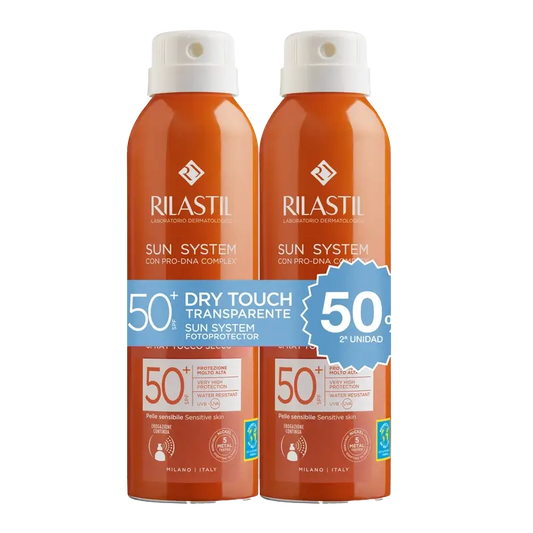 Rilastil Sun System 50 Dry Touch , 2 x 200 ml