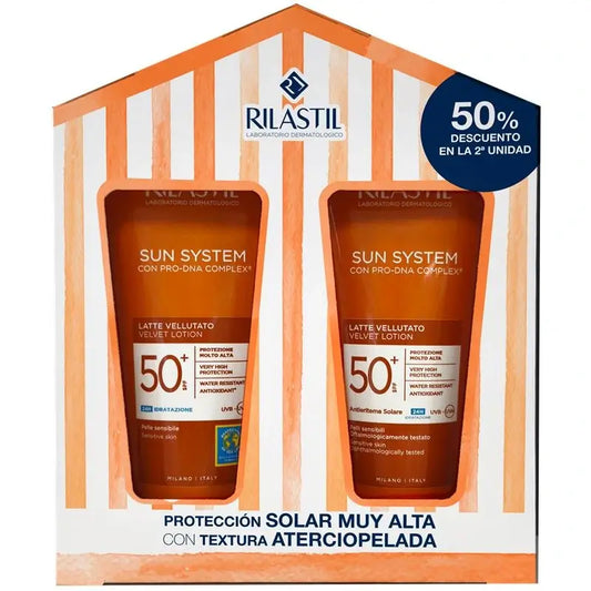 Rilastil Sun System 50 Milk Velluto , 2 x 200 ml