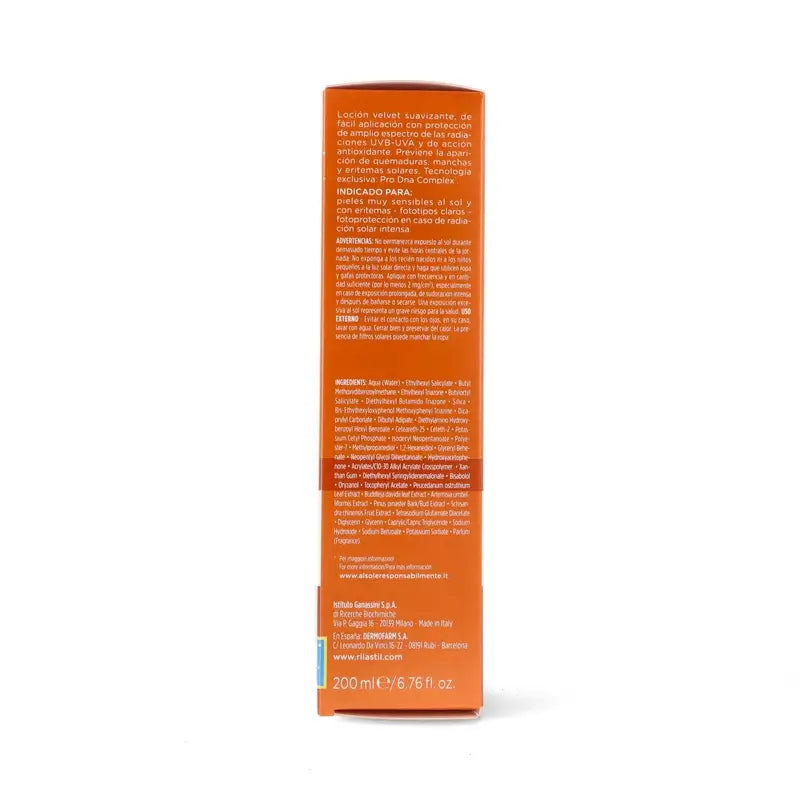 Rilastil Sun System 50+ Velluto Milk 200 ml