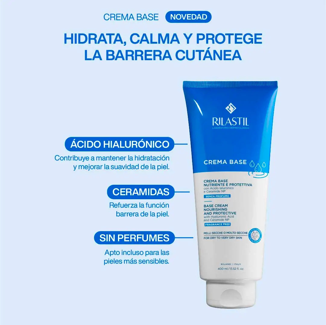 Rilastil Xerolact Base Cream, 400ml