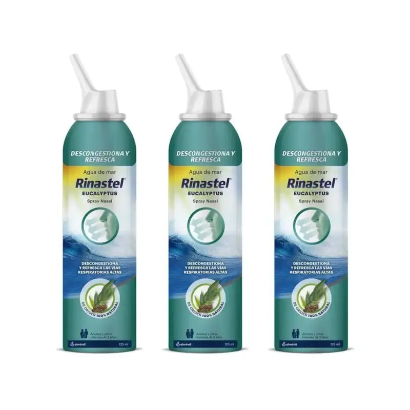 Rinastel Eucalyptus Nasal Spray, 3X125 Ml