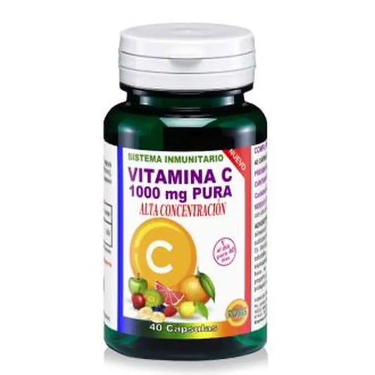 Robis Pure Vitamin C 1000Mg. 40 Capsules