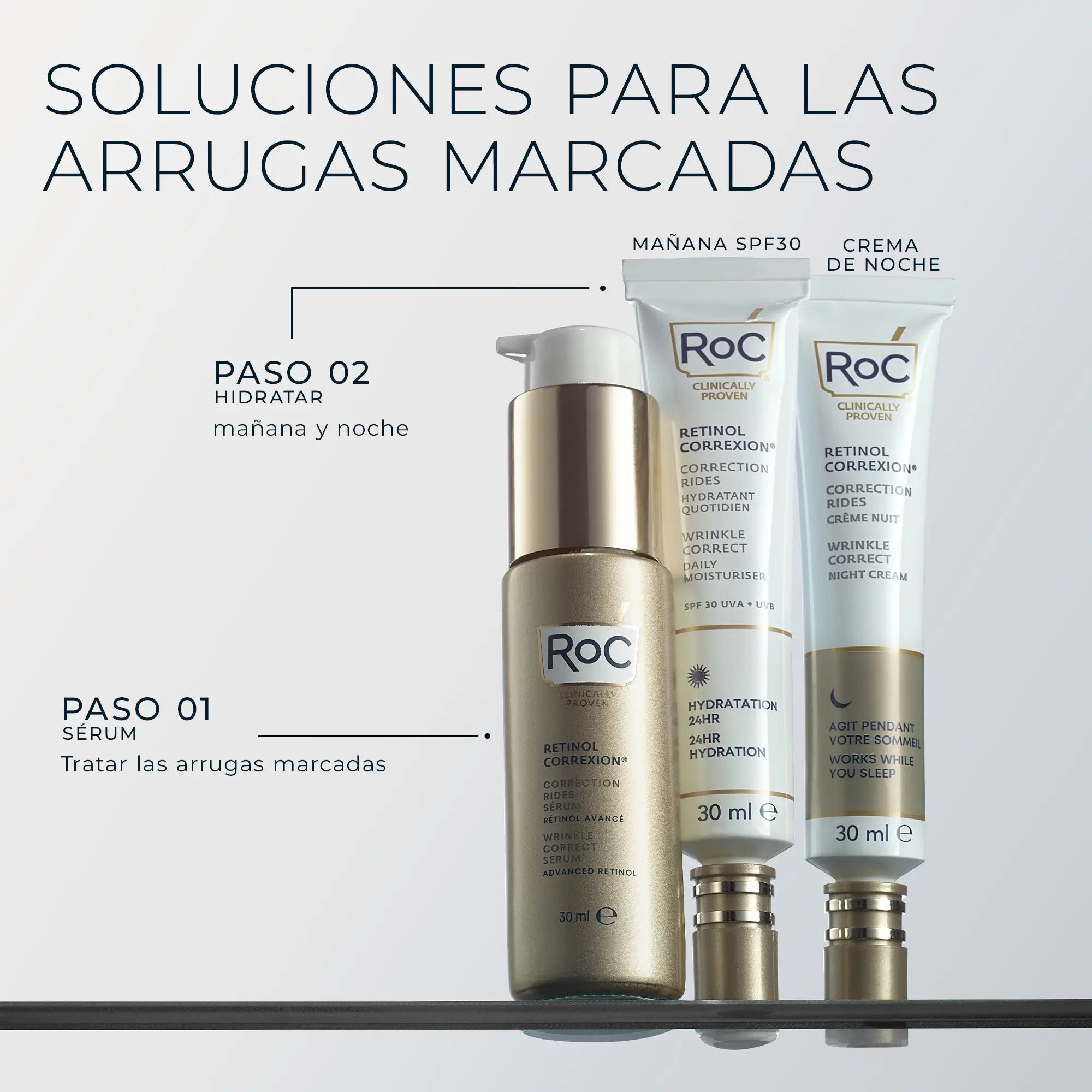 Roc Skincare Iberia Roc® Wrinkle Correct Day Cream Spf30 30Ml