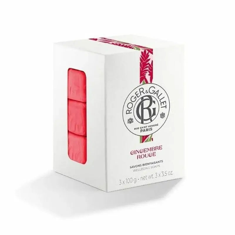 Roger & Gallet Gingembre Rouge Hand Soap Pack 3X100 gr
