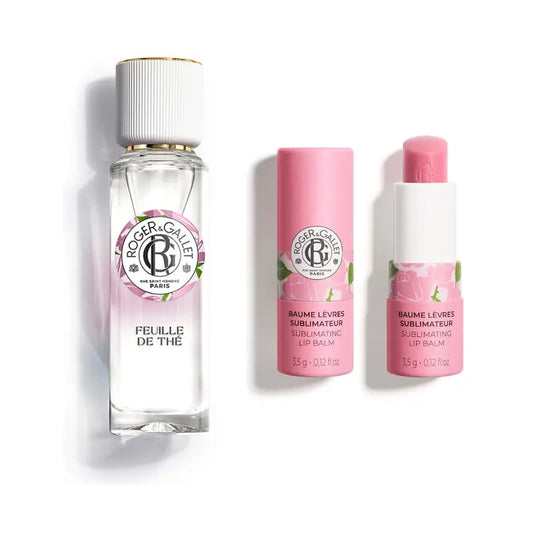 Roger & Gallet Rose Lip Balm + Feuille De Thé Well-being Scented Water