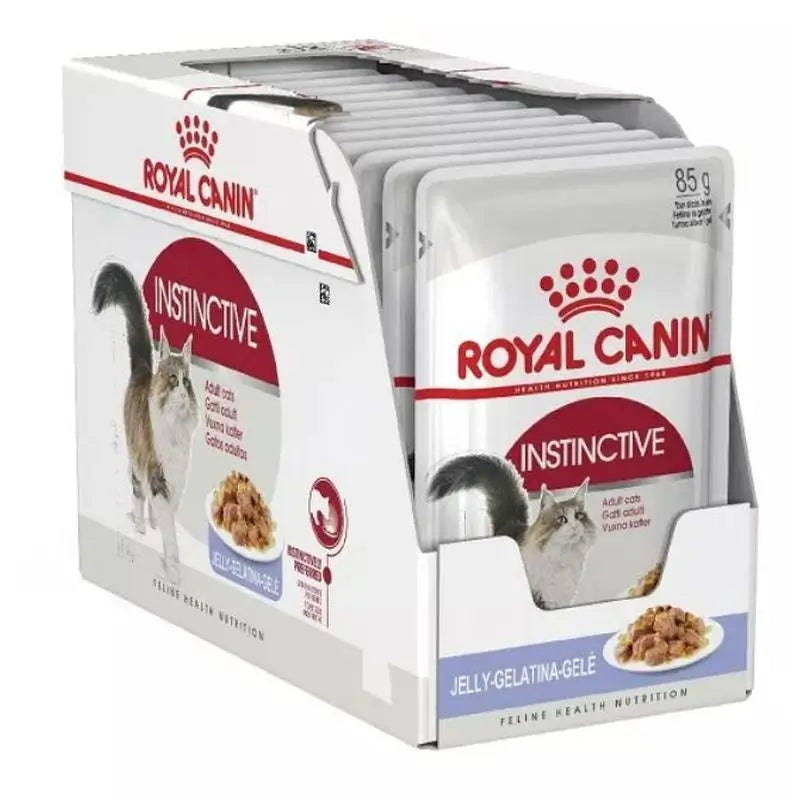 Royal Canin Adult Instinctive Pouch Box 12X85Gr, wet food for cats