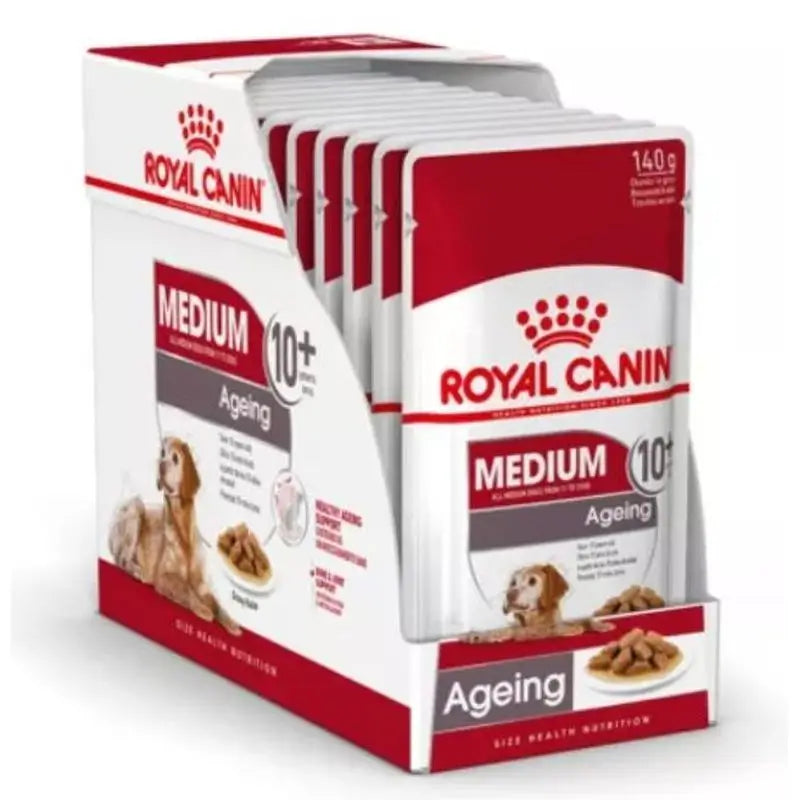 Royal Canin Adult Medium Pouch 10X140Gr Box, wet dog food