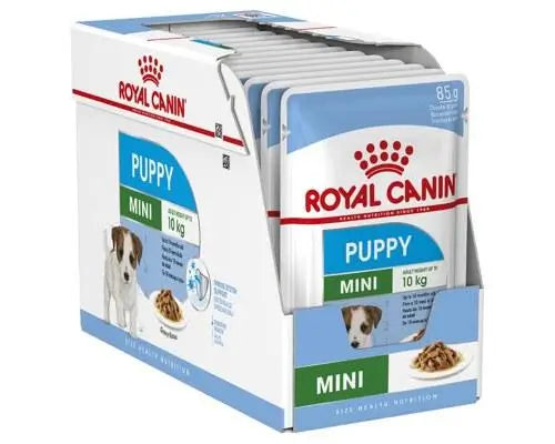 Royal Canin Puppy Mini Pouch Box 12X85Gr, wet food for dogs