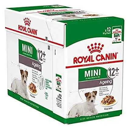 Royal Canin Senior Mini Pouch Box 12X85Gr, wet food for dogs