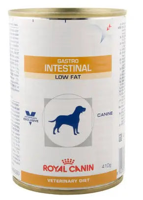 Royal Canin Veterinary Gastro Intestinal Low Fat 12X410Gr Box, wet dog food