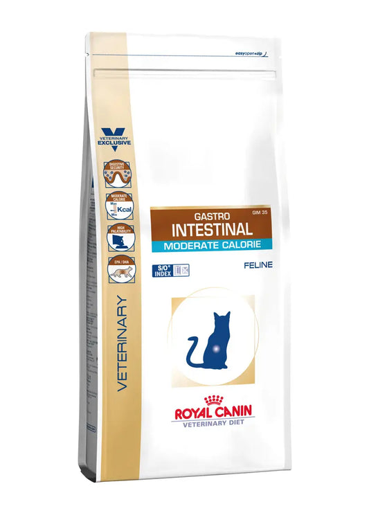 Royal Canin Veterinary Gastro Intestinal Moderate 2Kg, cat food