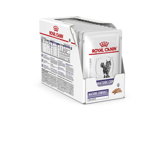 Royal Canin Veterinary Mature Consult Balance 12X85Gr, wet food for cats