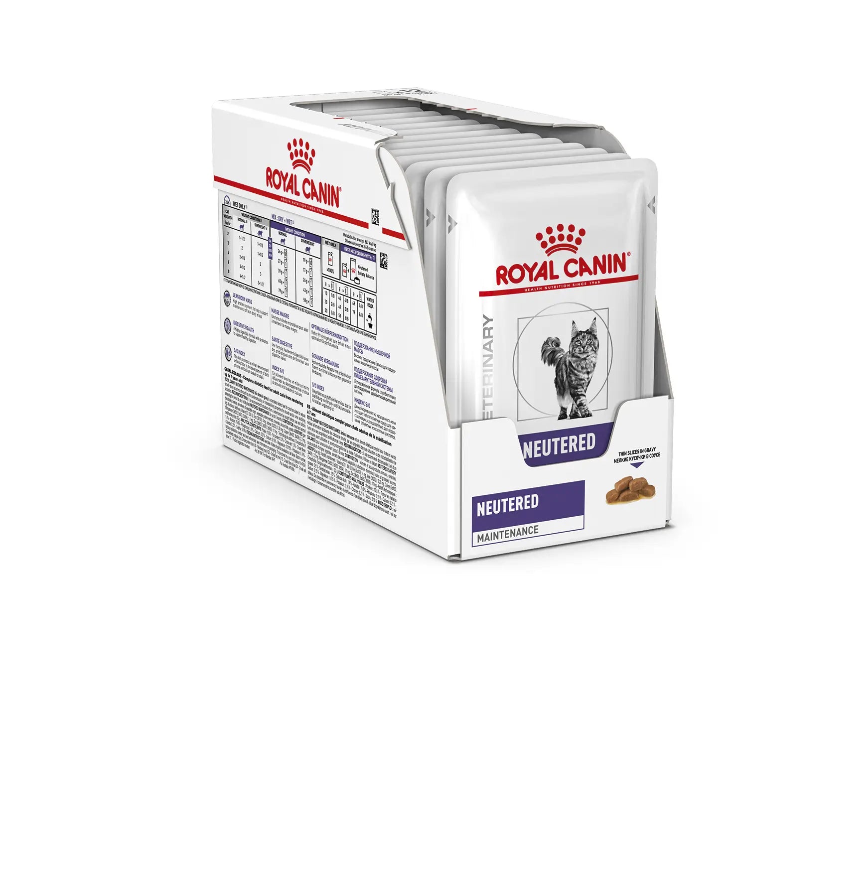 Royal Canin Veterinary Neutered Maintenance 12X85Gr, wet food for cats