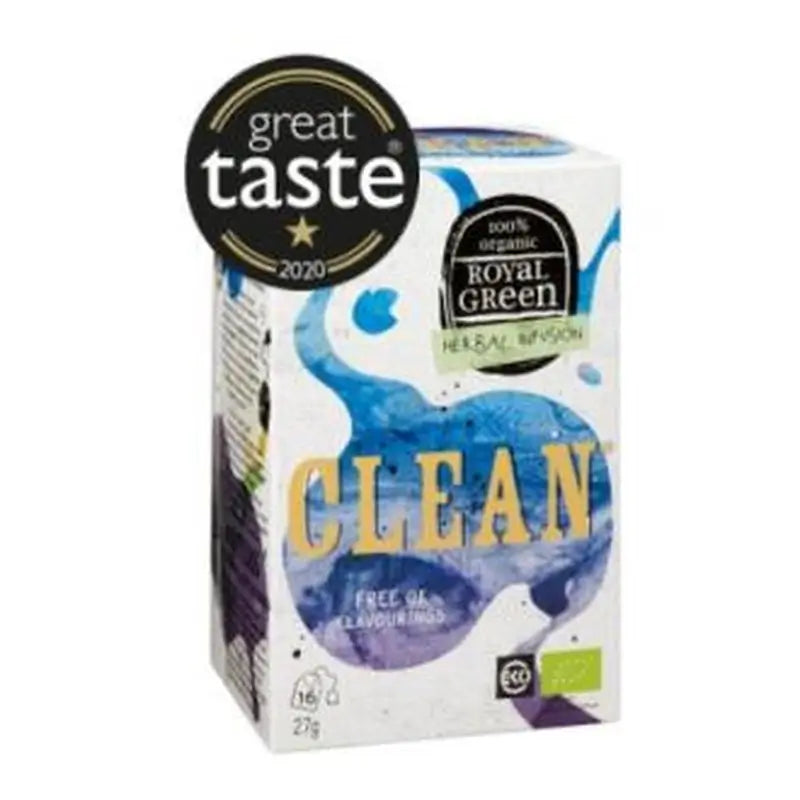 Royal Green Clean Detox Cleanse 16Infusions. Organic**.