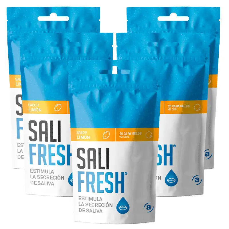 Salifresh Lemon Flavour, 20 Candies x 6 Sachets