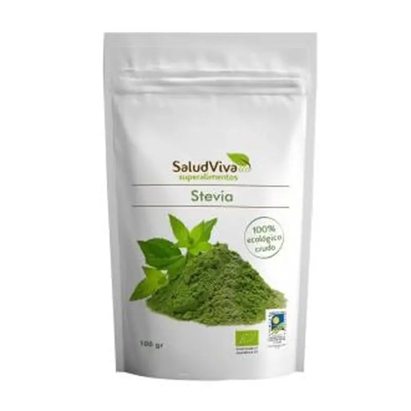 Salud Viva Stevia Dried Leaf Powder 100Gr. Bio Sg S/A Vegan