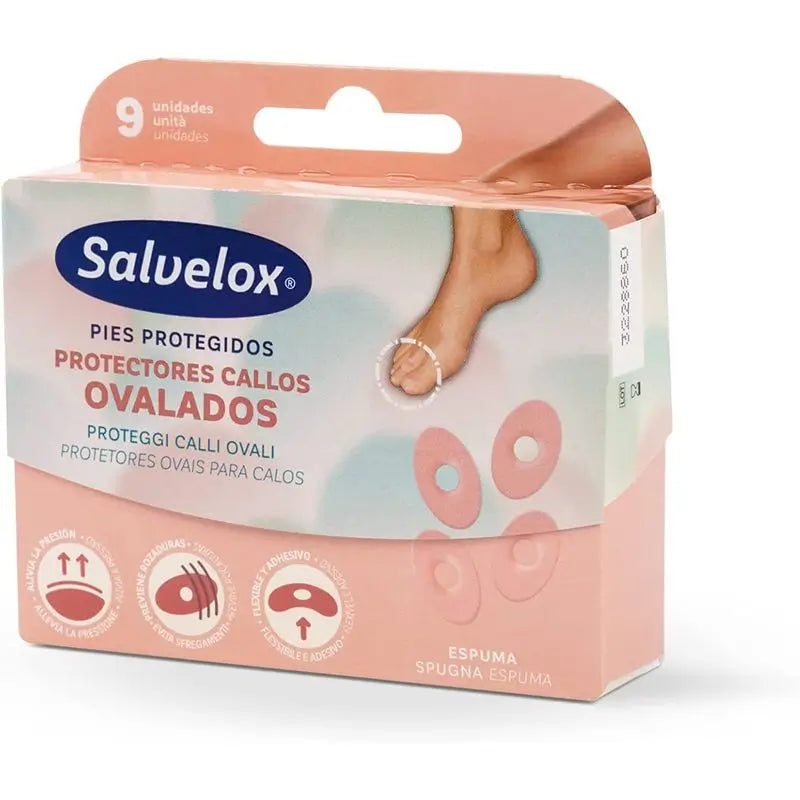 Salvelox Oval Callus Protector, 9 Units