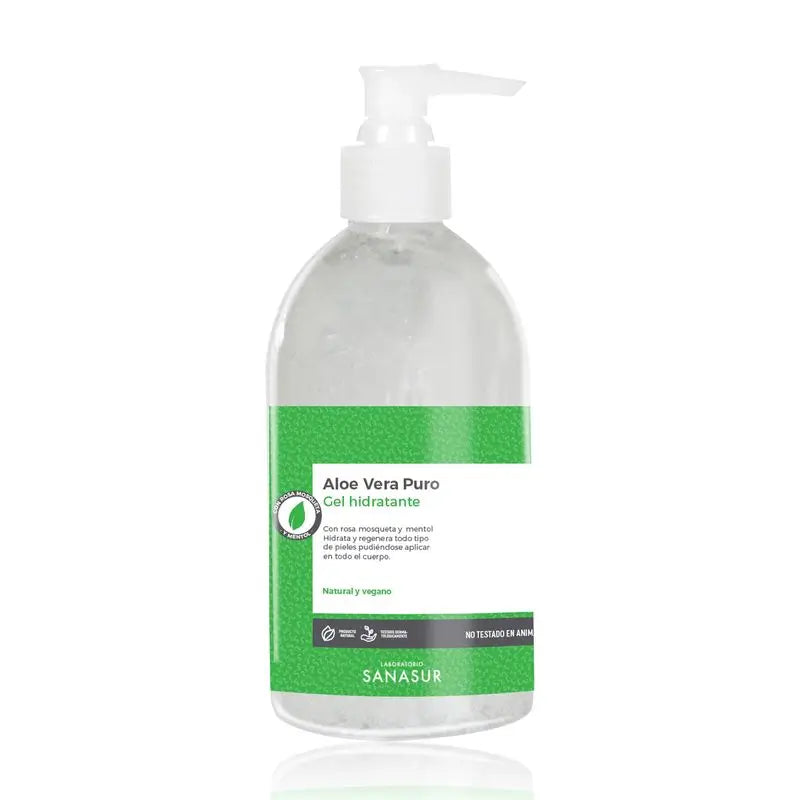 Sanasur Aloe Vera Gel with Rosehip and Menthol 500Ml.