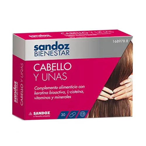 Sandoz Wellness Hair and Nails 30 capsules