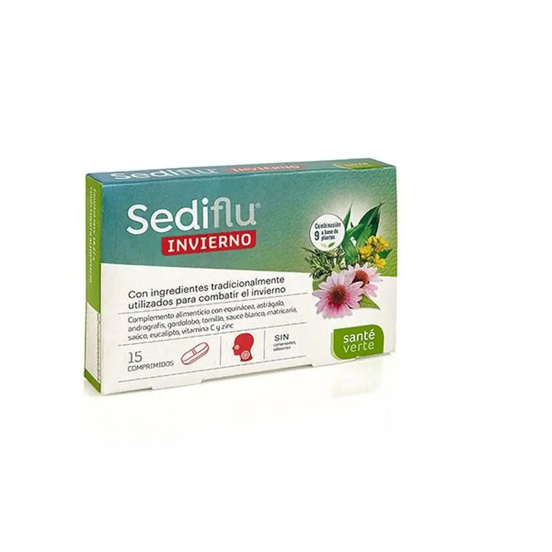 Santé Verte Sediflu Winter, 15 Tablets