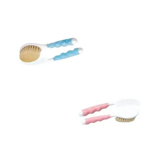 Saro Pink or Blue Combing Brush with Bristles