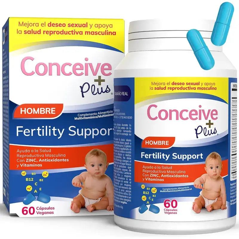 Sasmar Conceive Plus Male Fertility Support, 60 Capsules
