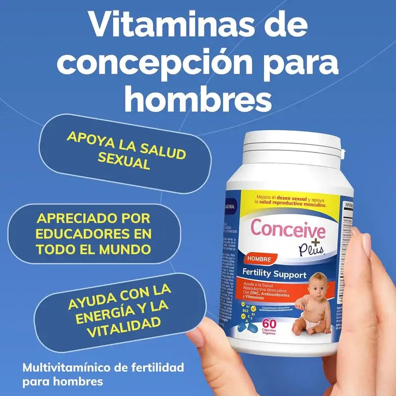 Sasmar Conceive Plus Male Fertility Support, 60 Capsules