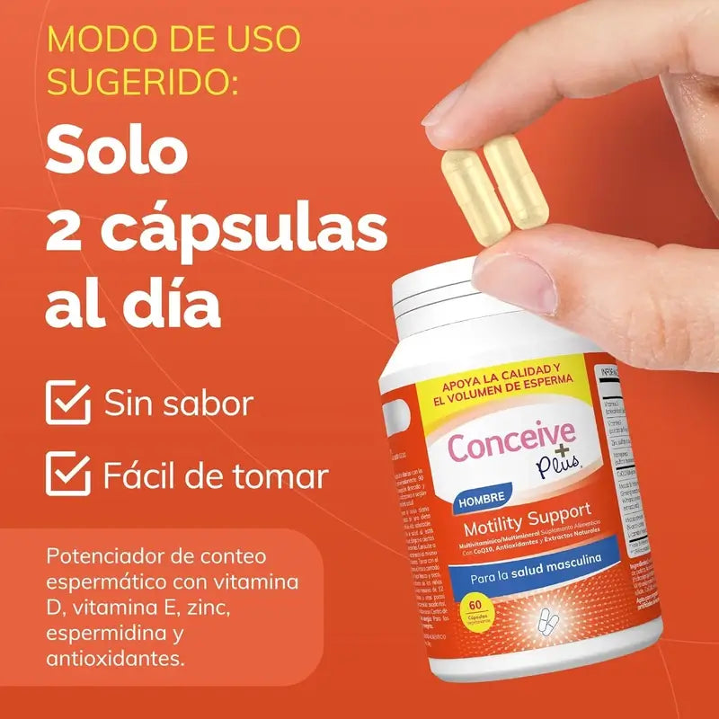 Sasmar Conceive Plus Men's Motility, 60 Capsules