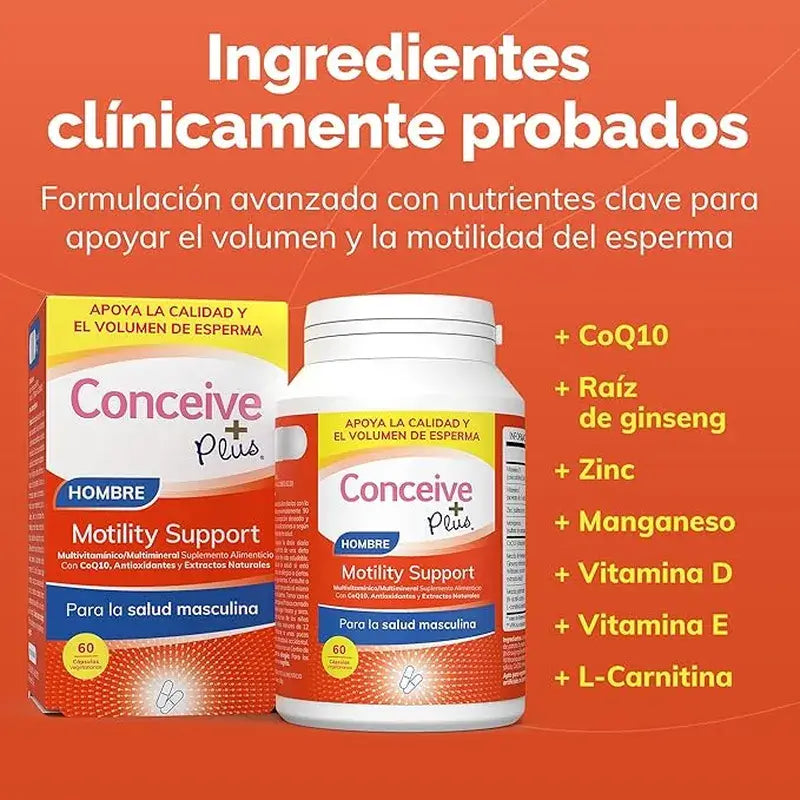 Sasmar Conceive Plus Men's Motility, 60 Capsules