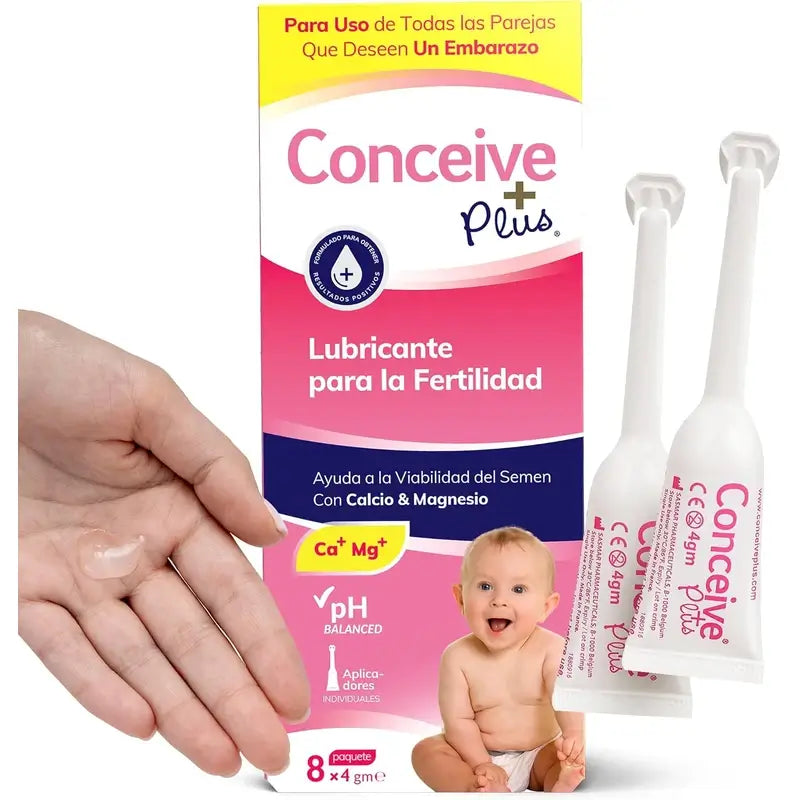 Sasmar Conceive Plus Lubricant, 8 Single Dispenser Applicators