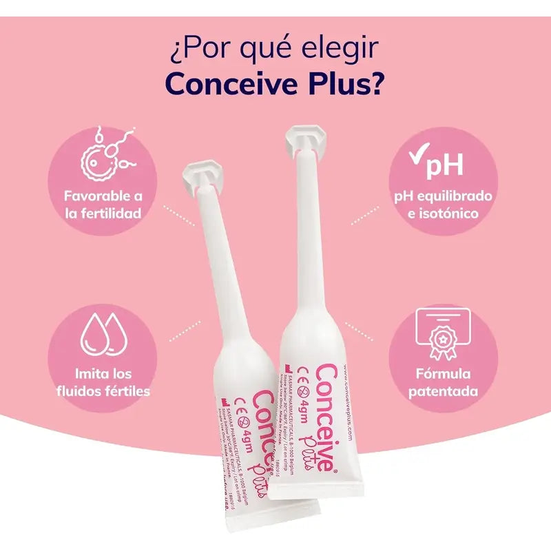 Sasmar Conceive Plus Lubricant, 8 Single Dispenser Applicators
