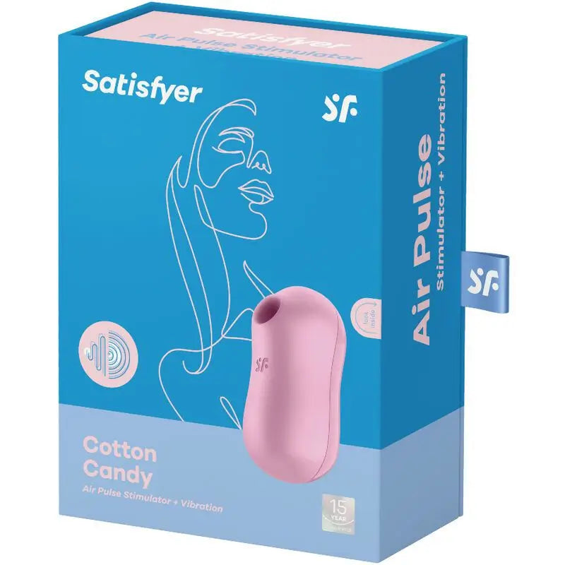 Satisfyer Air Pulse Cotton Candy Stimulator & Vibrator - Lilac