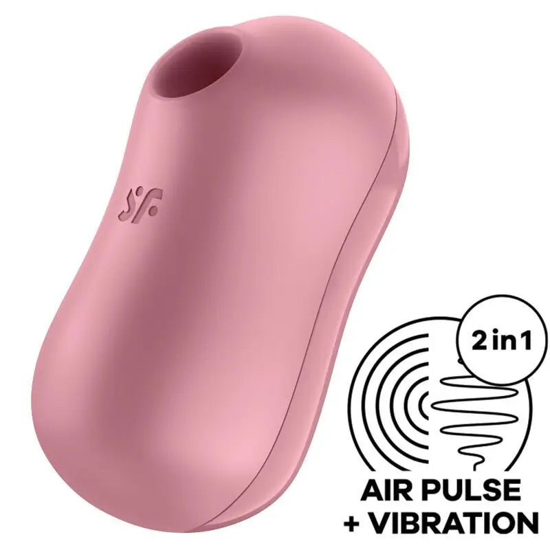 Satisfyer Air Pulse Cotton Candy Stimulator & Vibrator - Pink