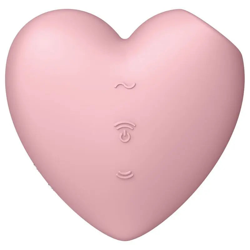 Satisfyer Air Pulse Cutie Heart Stimulator & Vibrator - Pink