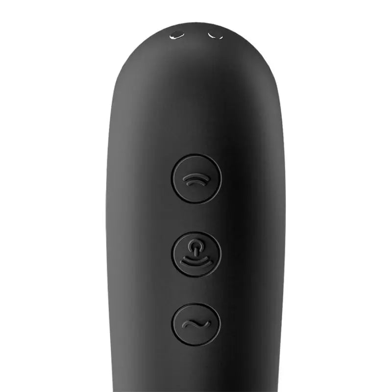 Satisfyer Air Pulse Dual Kiss Clitoral Stimulator - Black