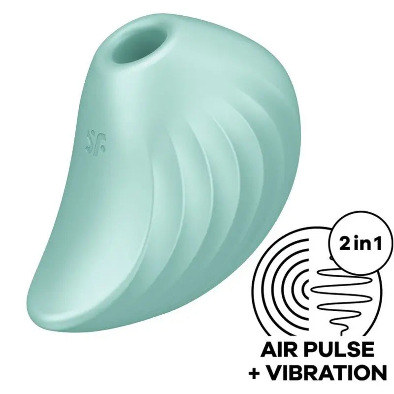 Satisfyer Air Pulse Pearl Diver Stimulator & Vibrator - Green