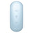 Satisfyer Air Pulse Pro To Go 3 Dual Stimulator & Vibrator - Blue