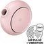 Satisfyer Air Pulse Pro To Go 3 Dual Stimulator & Vibrator - Pink