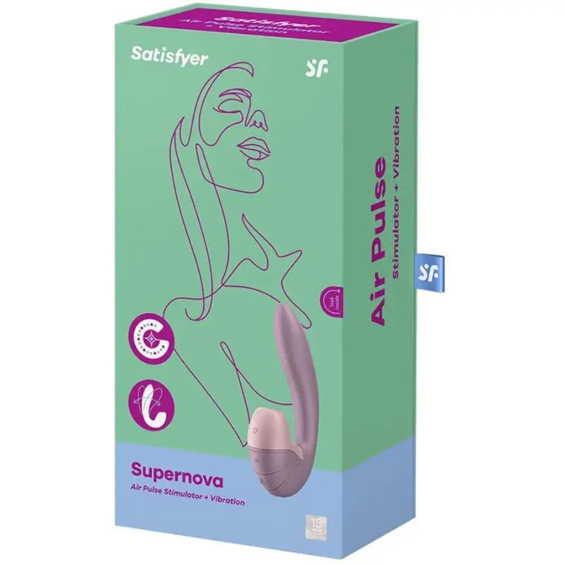 Satisfyer Air Pulse Supernova Stimulator & Vibrator - Pink