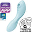 Satisfyer Connect Curvy Trinity 5 Stimulator & Vibrator App - Blue