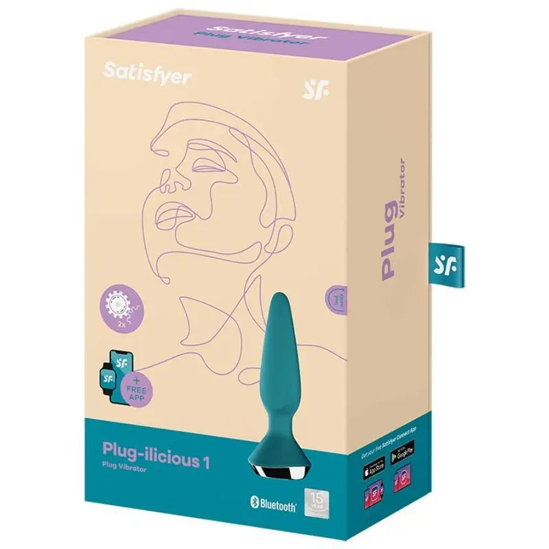 Satisfyer Connect Plug Ilicious 1 Vibrating Plug - Green