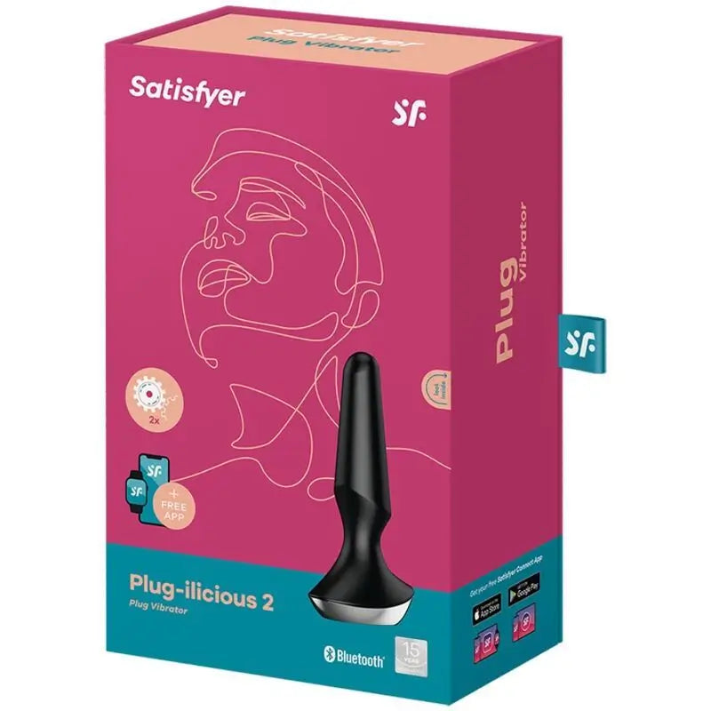 Satisfyer Connect Plug Ilicious 2 Vibrating Plug - Black