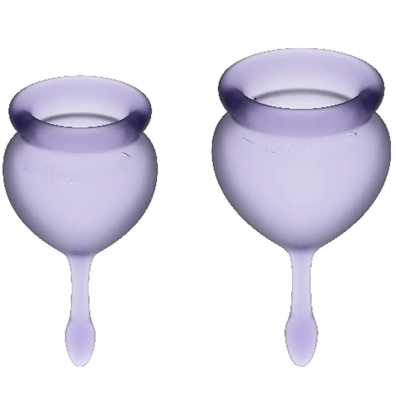 Satisfyer Feel Good Menstrual Cup Kit Lilac 15 + 20 Ml